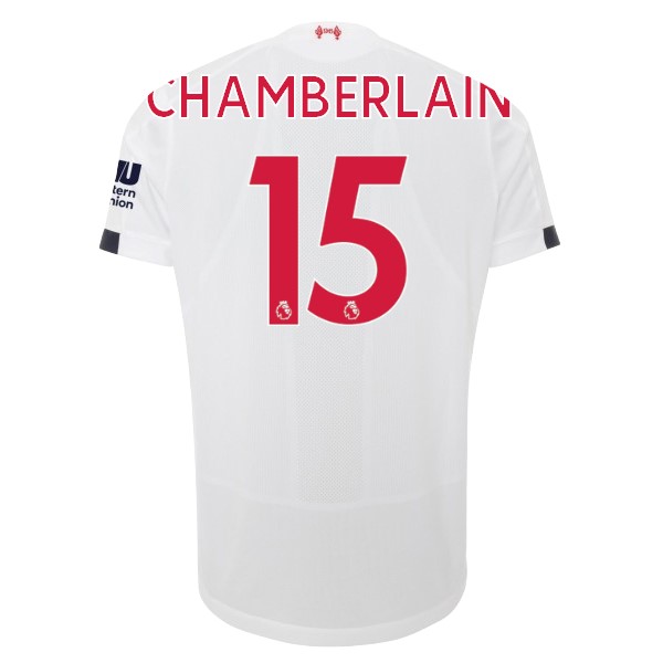 Camiseta Liverpool NO.15 Chamberlain Segunda equipo 2019-20 Blanco